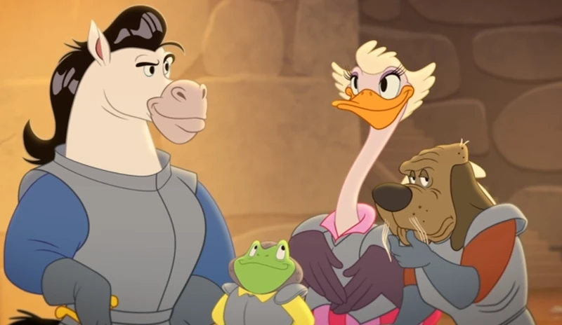 Lancelot, Galahad, Kay, and Bors