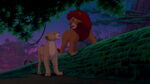 Simba angrily argues with Nala.