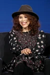 Rosie Perez speaks at The Rise panel at the 2018 Winter TCA Tour.