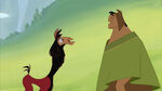 Kuzco amazed Pacha came back for him