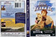 DVD rear and front cover to "Old Yeller 2 Movie Collection"