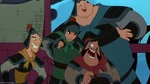 Mulan and Ling, Yao, & Chien-Po