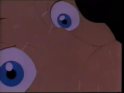 The skulls in Gaston's eyes which is removed from the 1992 VHS version of the film