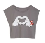 Микки и Минни обрезать топ