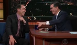Rob Riggle visits Stephen Colbert.jpg (102 KB) Rob Riggle visiting The Late Show with Stephen Colbert in April 2016.