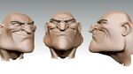 Vladamir's facial expression model by Chad Stubblefield