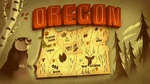A map of Oregon as seen in Gravity Falls