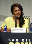 Angela Bassett speaks at the 2015 San Diego Comic Con.