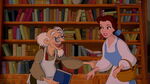 Belle in the bookshop