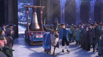 Kristoff and Sven bringing the Yule bell