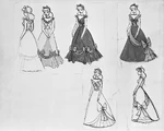 Cinderella dress concepts by Marc Davis.