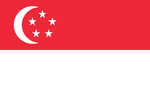 The flag of Singapore