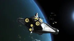 The Phantom II, docked with the Ghost
