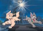 Lady and the Tramp 2 Promotional Images - 9 with Angel and Scamp - 3