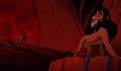Scar in The Lion King 1½.