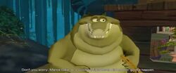 Louis crocodile cub DISNEY STORE The princess and the frog