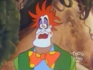 Kent wearing clown makeup