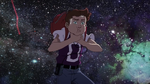 Young Peter Quill in Space