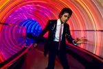 Michael Jackson in the Rainbow Tunnel at Epcot's ImageWorks.