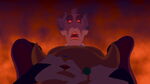 Judge Claude Frollo's final moments.