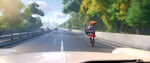 Elastigirl doing a wheelie