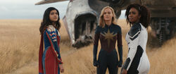 The Marvels - Ms. Marvel, Captain Marvel and Captain Rambeau