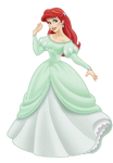 Ariel in Disney Parks Gown.