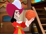 Captain Hook with a basket ball