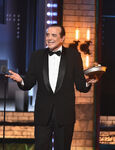 Chazz Palminteri speaks onstage during the 2017 Tony Awards.