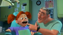 finding nemo dentist girl