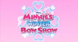 Minnie's Winter Bow Show