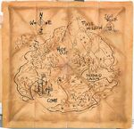 Map of Neverland in The Pirate Fairy