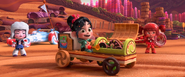 Vanellope's scrap kart, "The Lickity Split"