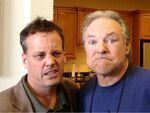 Dee Bradley Baker with Frank Welker in May 2008.