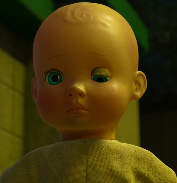Baby head toy story