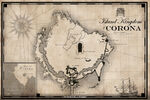 Concept art map of Corona by Douglas Rogers