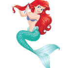 Ariel with a dinglehopper.