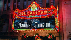 El Capitan Theater Hollywood CA Haunted Mansion