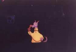 Figment in the sound lab.