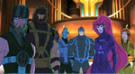 Crystal Amaquelin (far right) (Avengers Assemble and Marvel Future Avengers)