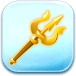 The Trident as a token for King Triton in Disney Magic Kingdoms.