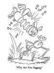 A Shovel Bird in a page from the 1951 paint book
