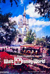 A 1978 guide book showing the horse-drawn streetcar pulling up to Cinderella Castle