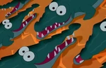 Crocodiles as seen in "I Just Can't Wait to Be King" (Special Edition version)