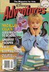 Ursula with Macaulay Culkin on the cover of Disney Adventures (September 1991)