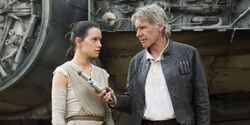 Han Solo and Rey