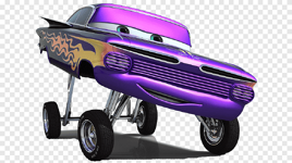 <i>Cars</i> dengan cat biasa