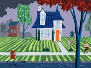 Ned walking home in the game's opening