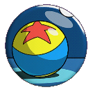 The "Bouncy Ball" badge in Disney Heroes: Battle Mode