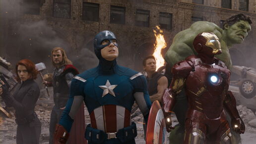 The avengers assemble in new york